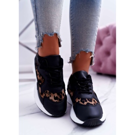 FRJ Calçados Esportivos Femininos Preto Leopardo Mezeno 2