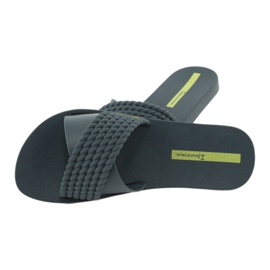 Chinelos femininos Ipanema 26400 jeans azul verde 4