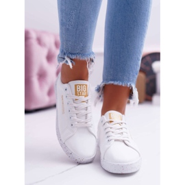 Tênis feminino Big Star Red Star White AA274A007 branco 2