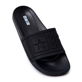 Chinelos masculinos Big Star Rubber Black DD174690 preto 1