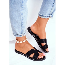 ADY Chinelos femininos Jet Black Montiago preto 2