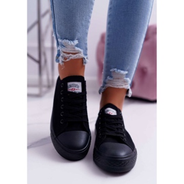 Smith's Tênis femininos pretos da Smith 2