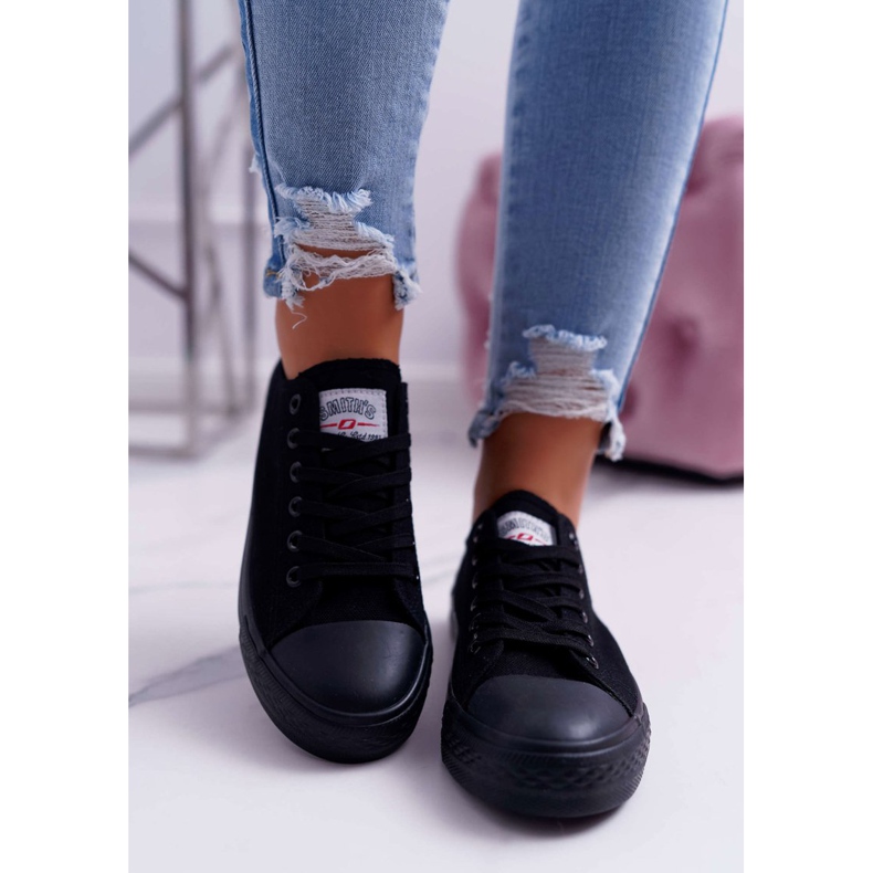 Smith's Tênis femininos pretos da Smith 2