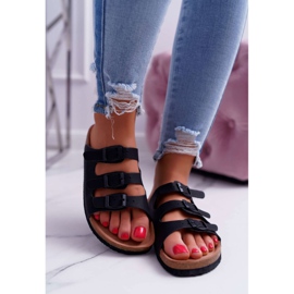 Chinelos pretos femininos Big Star DD274139 2