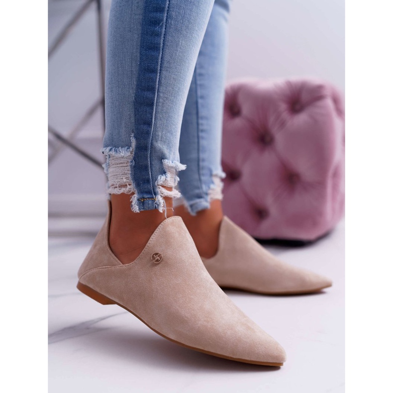Botas Lu Boo Com Recortes Bege Chelsea 1 Botas Lu Boo Com Recortes Bege Chelsea 1