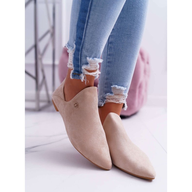 Botas Lu Boo Com Recortes Bege Chelsea 2 Botas Lu Boo Com Recortes Bege Chelsea 2