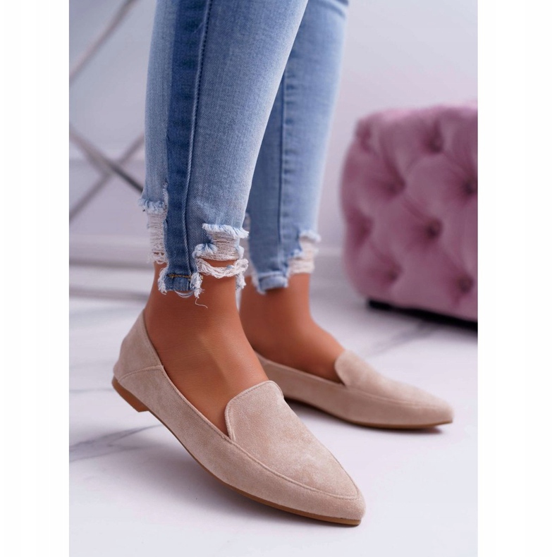 Mocassins femininos Lu Boo Beige Magnus bege 1
