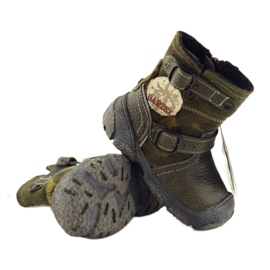 Botas infantis de couro 91543 verde Bartek 3