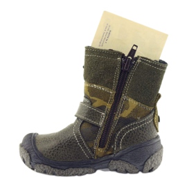 Botas infantis de couro 91543 verde Bartek 2