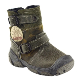 Botas infantis de couro 91543 verde Bartek 1