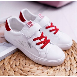 Big Star Tênis infantil estrela grande com velcro branco DD374106 ['branco'] 1