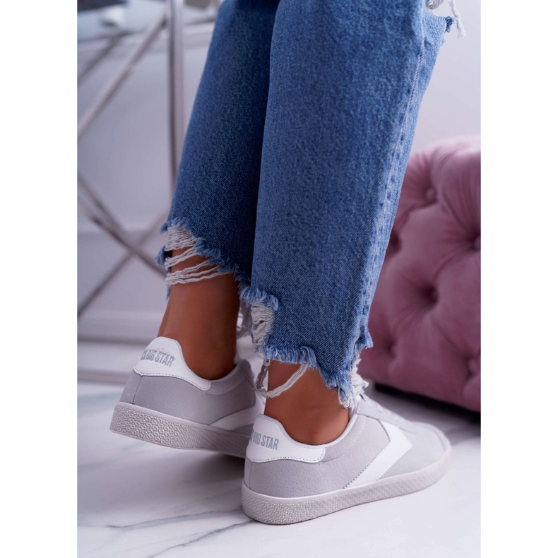 Sapatas esportivas femininas Big Star Grey DD274296 cinza 2