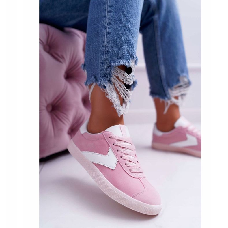 Sapatas esportivas femininas Big Star rosa DD274295 1