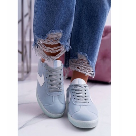 Sapatas esportivas femininas Big Star Blue DD274301 azul 2