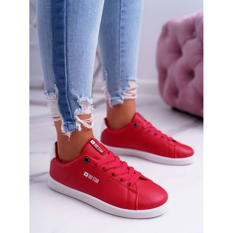 Tênis feminino Big Star Red DD274220 vermelho 2