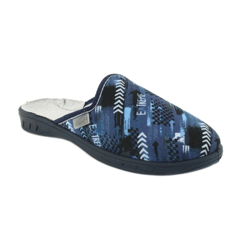 Sapatos infantis coloridos Befado 707Y402 preto azul marinho azul 1