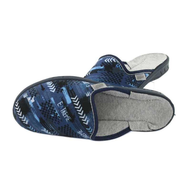 Sapatos infantis coloridos Befado 707Y402 preto azul marinho azul 4