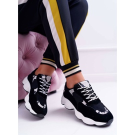 NFR Sapatilhas esportivas femininas de camurça preta de pele de cobra pirulito preto cinza 1