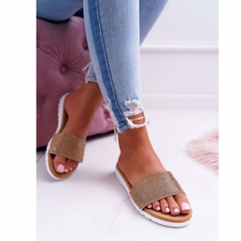 Lantejoulas de lantejoulas douradas femininas Lu Boo dourado 1