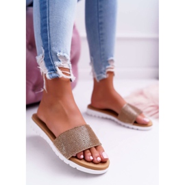 Lantejoulas de lantejoulas douradas femininas Lu Boo dourado 2