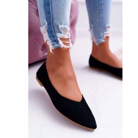 Bailarinas Lu Boo Feminino - Sobremesa Preta Aberta preto 2