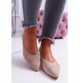 Bailarinas Lu Boo Feminino - Sobremesa Bege Aberta 2