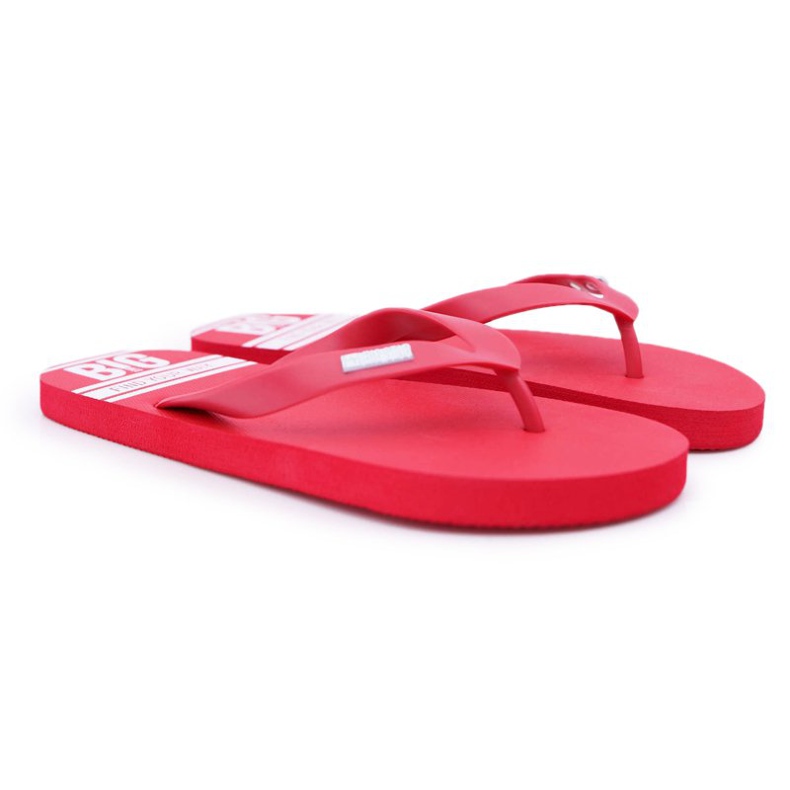 Chinelos masculinos flip-flops Big Star Red AA174416 vermelho 1