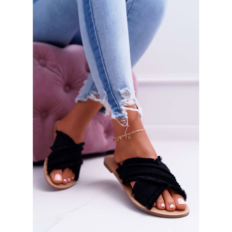 Vices Chinelos femininos vícios 7269 Black Jamen preto 1