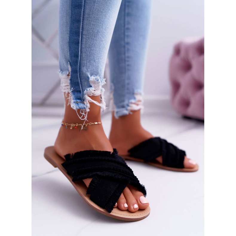 Vices Chinelos femininos vícios 7269 Black Jamen preto 2