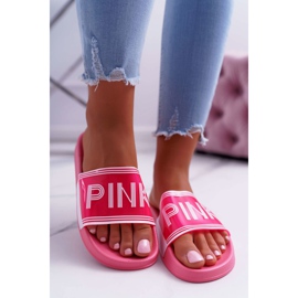 Chinelos femininos rosa Vrita 2