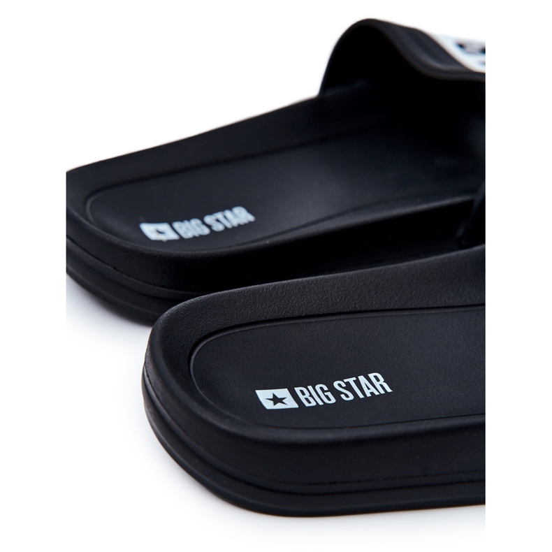 Chinelos masculinos Big Star Rubber Black DD174699 preto 1