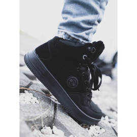 Sapatas esportivas masculinas Big Star High Black EE174433 preto 1