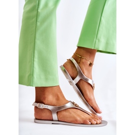 HV Sandálias Femininas Golden Sonner dourado 1