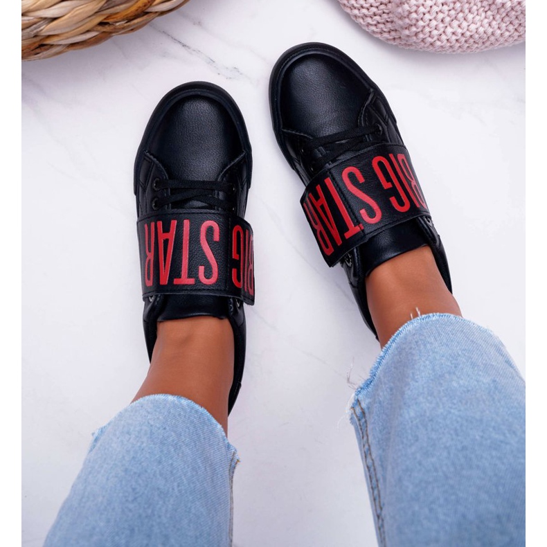 Tênis feminino Big Star preto EE274037 2