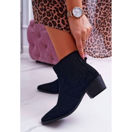 Botas femininas de salto plano Preto Umberco 2