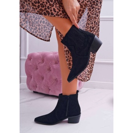 Botas femininas de salto plano Preto Umberco 1
