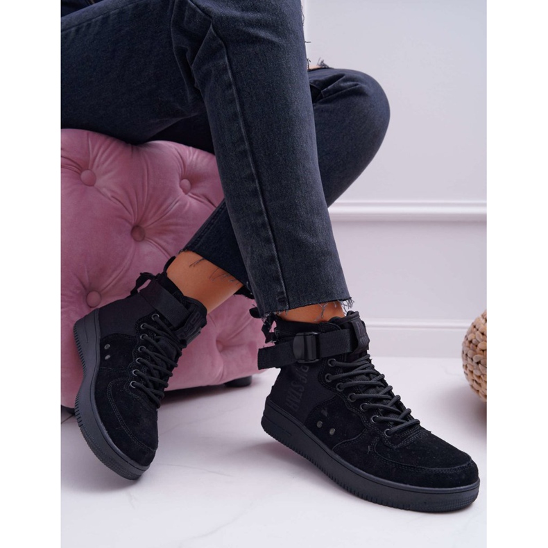Tênis feminino preto Big Star EE274662 1