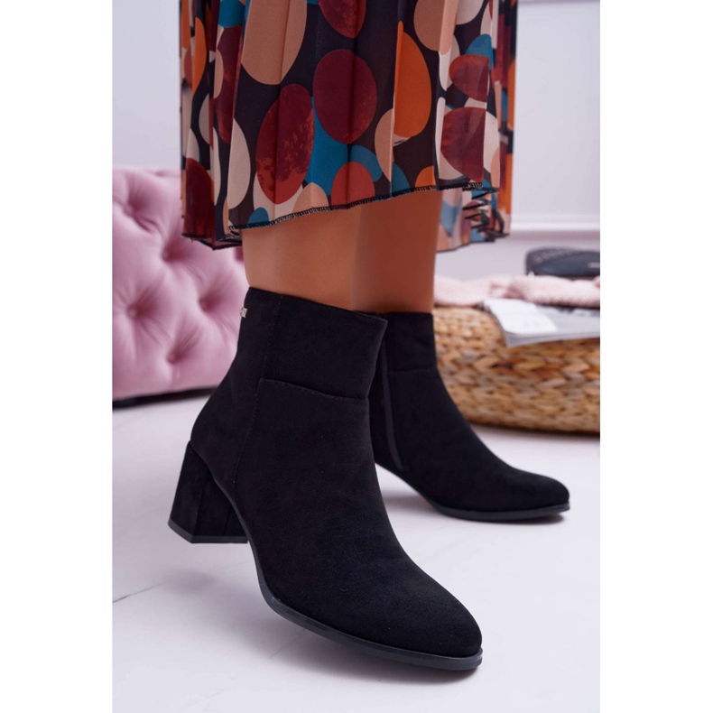 Botas femininas de salto alto Sergio Leone Pretas BT522 preto 1