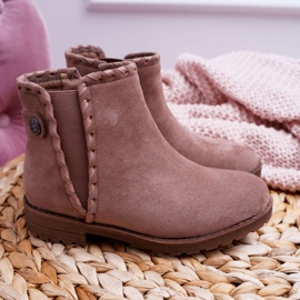 POPA Botas infantis de salto baixo Khaki Sicarro cáqui 2