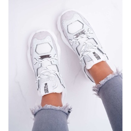 Sapatas esportivas femininas Big Star por Daniel Lopez Branco FF274430 multicolorido 1