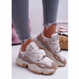 Sapatas esportivas femininas Big Star por Daniel Lopez Beige FF274429 bege 2