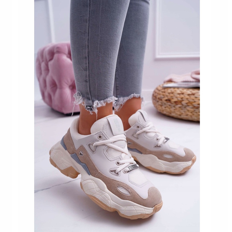 Sapatas esportivas femininas Big Star por Daniel Lopez Beige FF274429 bege 1