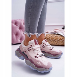 Sapatas esportivas femininas Big Star por Daniel Lopez FF274432 castanho vermelho multicolorido 1