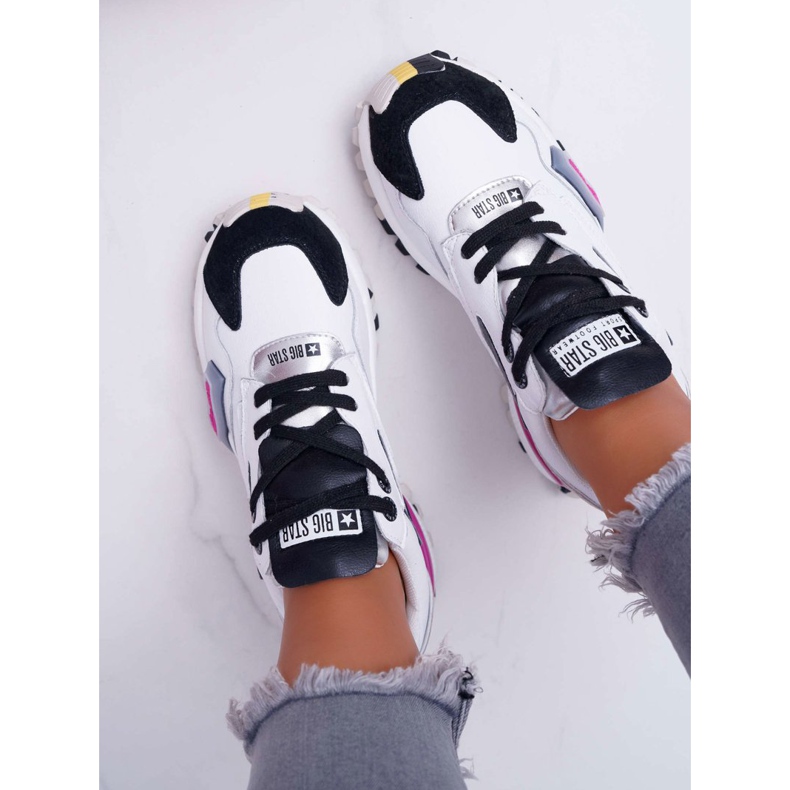 Sapatas esportivas femininas Big Star por Daniel Lopez FF274415 multicolorido 2