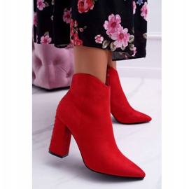 PS1 Botas femininas de salto alto com rebites no Spitz Red Snack vermelho 1 PS1 Botas femininas de salto alto com rebites no Spitz Red Snack vermelho 1