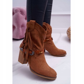 Botas Cowboy Marciapo Marrom com fivela 1