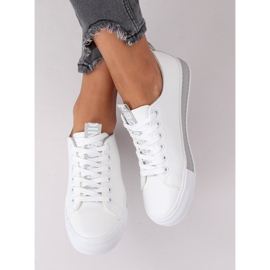 Tênis feminino branco e cinza R13YD1388-11 cinza 2