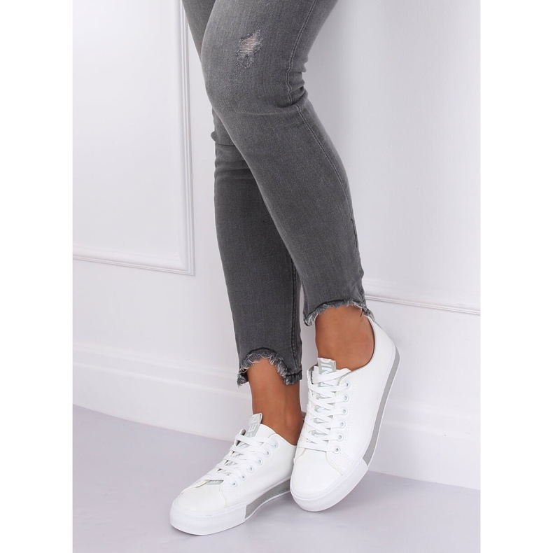 Tênis feminino branco e cinza R13YD1388-11 cinza 1