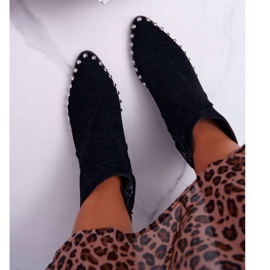 Botas femininas pretas Sobery com jatos preto 2