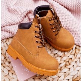 FRROCK Botas Trappers Infantis com zíper Camel Dexter marrom 2